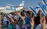 Immigrants from France arriving at Ben Gurion Airport, July 2018. (Nir Kafri, The Jewish Agency for Israel)