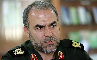 Brig. Gen. Yadollah Javani, the deputy head of the political bureau of Iran's Revolutionary Guards. (CC BY 4.0, sayyed shahab-o- din vajedi, Wikipedia)