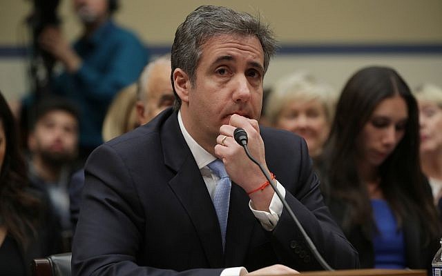 Michael Cohen testifies before the House Oversight Committee on Capitol Hill, February 27, 2019. (Chip Somodevilla/Getty Images) Michael Cohen testifies before the House Oversight Committee on Capitol Hill, February 27, 2019. (Chip Somodevilla/Getty Images)