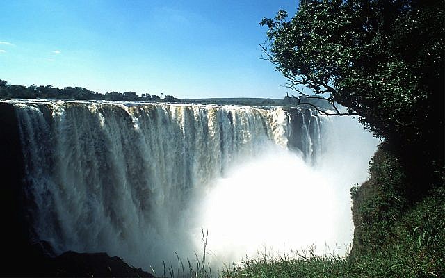 Victoria Falls seen from the Zimbabwe side in May, 1997. (AP Photo/Samuel Shelanski)