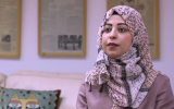 Reporter Hajar Harb (YouTube screenshot)