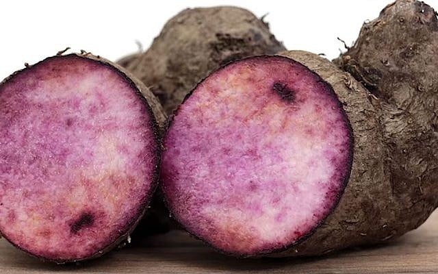 An illustrative image of the ube, a purple yam that’s similar in taste to a sweet potato, but gives dishes - especially ice cream - an instantly Instagrammable look by treating it with pops of plum and violet (YouTube screenshot) An illustrative image of the ube, a purple yam that’s similar in taste to a sweet potato, but gives dishes - especially ice cream - an instantly Instagrammable look by treating it with pops of plum and violet (YouTube screenshot)