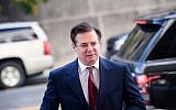 In this file photo taken on June 15, 2018, Paul Manafort arrives for a hearing at US District Court in Washington, DC. (Brendan Smialowski/AFP)