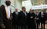 United Nations Secretary-General Antonio Guterres visits the Islamic Cultural Center in New York March 22, 2019 to make remarks  on the New Zealand attack and the need to address Islamophobia. (TIMOTHY A. CLARY / AFP)