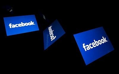 This illustrative photo shows the Facebook logo displayed on a tablet in Paris on February 17, 2019. (Lionel Bonaventure/AFP) This illustrative photo shows the Facebook logo displayed on a tablet in Paris on February 17, 2019. (Lionel Bonaventure/AFP)