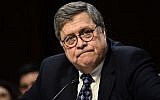In this file photo taken on January 15, 2019,  William Barr, then US Attorney General nominee, testifies during a Senate Judiciary Committee confirmation hearing on Capitol Hill in Washington, DC. (Nicholas Kamm/AFP)