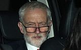 Britain's opposition Labour party leader Jeremy Corbyn leaves from the Houses of Parliament in Westminster, in central London on March 27, 2019, after hearing the outcome of the indicative votes on the alternative options for Brexit. (Daniel Leal-Olivas/AFP)