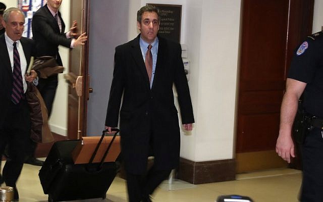 Michael Cohen, former attorney and fixer for President Donald Trump, walks out of a closed door House Intelligence Committee hearing in the basement of the House Visitors Center at the US Capitol March 6, 2019 in Washington, DC. Mark Wilson/Getty Images/AFP) Michael Cohen, former attorney and fixer for President Donald Trump, walks out of a closed door House Intelligence Committee hearing in the basement of the House Visitors Center at the US Capitol March 6, 2019 in Washington, DC. Mark Wilson/Getty Images/AFP)