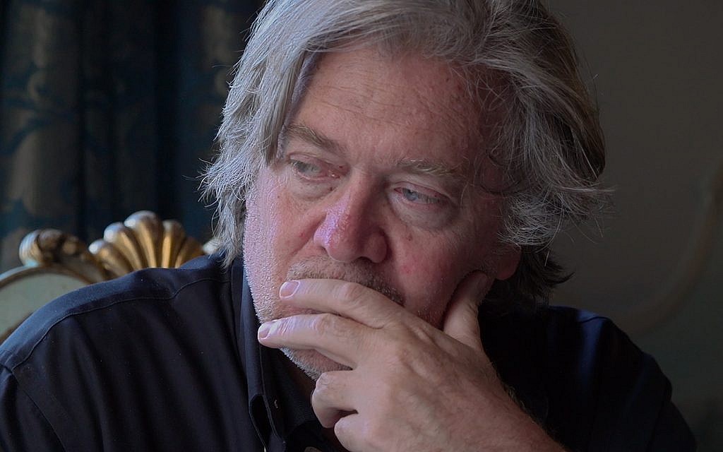 Stephen Bannon in a scene from 'The Brink.' (Courtesy Magnolia Pictures)