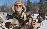 Blair Braverman, 30, says all her sled dogs are Jewish -- with the exception of one. (Christina Bodznic via JTA)