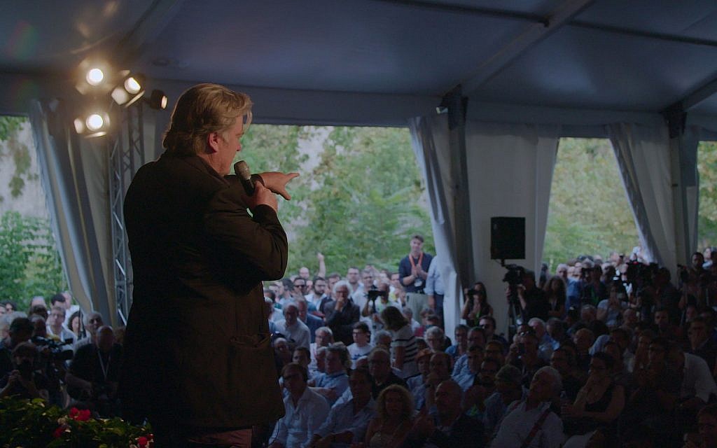Stephen Bannon in a scene from 'The Brink.' (Courtesy Magnolia Pictures)
