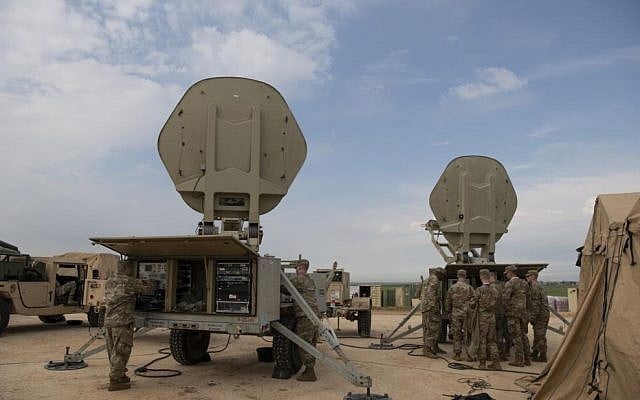 The US military deploys a THAAD missile defense system in Israel, March 2019. (US Army Europe)