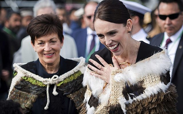 New Zealand Prime Minister Jacinda Ardern meets members of the Muslim community following the national remembrance service for the victims of the March 15 mosques terrorist attack in Hagley Park, Christchurch, New Zealand, March 29, 2019. (Mark Tantrum/New Zealand Government via AP) New Zealand Prime Minister Jacinda Ardern meets members of the Muslim community following the national remembrance service for the victims of the March 15 mosques terrorist attack in Hagley Park, Christchurch, New Zealand, March 29, 2019. (Mark Tantrum/New Zealand Government via AP)