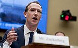 In this file photo from April 11, 2018, Facebook CEO Mark Zuckerberg testifies before a House Energy and Commerce hearing on Capitol Hill in Washington about the use of Facebook data to target American voters in the 2016 election and data privacy. (AP Photo/Andrew Harnik, File)