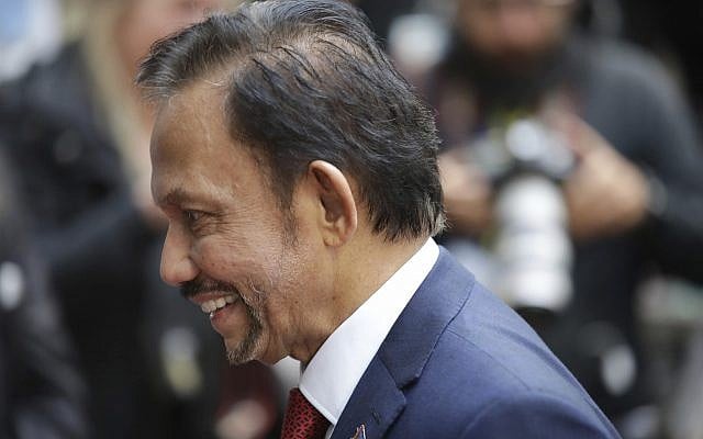 Sultan Haji Hassanal Bolkiah of Brunei arrives for an EU-ASEM summit in Brussels, Friday, Oct. 19, 2018. (AP Photo/Olivier Matthys) Sultan Haji Hassanal Bolkiah of Brunei arrives for an EU-ASEM summit in Brussels, Friday, Oct. 19, 2018. (AP Photo/Olivier Matthys)