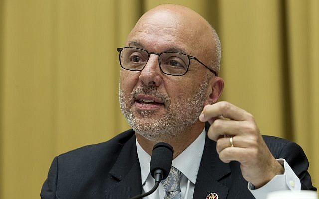 Democratic Representative Ted Deutch of Florida during a House Judiciary Committee hearing on gun violence, at Capitol Hill in Washington, February 6, 2019. (Jose Luis Magana/AP) Democratic Representative Ted Deutch of Florida during a House Judiciary Committee hearing on gun violence, at Capitol Hill in Washington, February 6, 2019. (Jose Luis Magana/AP)