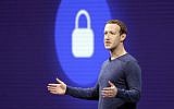 Facebook CEO Mark Zuckerberg delivers the keynote speech at F8, Facebook's developer conference, in San Jose, California, May 1, 2018. (AP Photo/Marcio Jose Sanchez, File)
