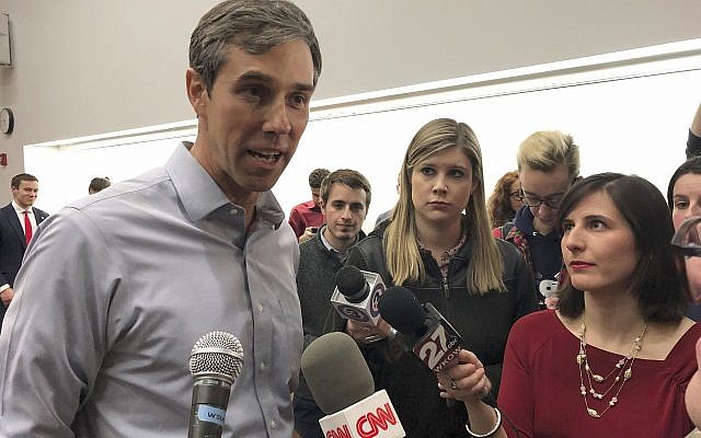 In this Feb. 15, 2019, file photo Beto O'Rourke tells reporters he plans to make a decision soon on whether to get in the race for president in Madison, Wisconsin. (AP Photo/Scott Bauer) In this Feb. 15, 2019, file photo Beto O'Rourke tells reporters he plans to make a decision soon on whether to get in the race for president in Madison, Wisconsin. (AP Photo/Scott Bauer)