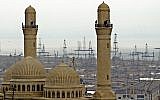The Bibi Heybat Mosque in Baku, Azerbaijan,  March 3, 2006. (Mikhail Metzel/AP)