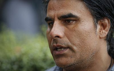 Abdul Aziz, survivor of mosque shooting speaks to Associated Press during an interview in Christchurch, New Zealand, March 16, 2019 (AP Photo/Vincent Thian)