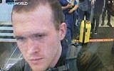 This image taken from CCTV video obtained by the state-run Turkish broadcaster TRT World and made available on March 16, 2019, shows the arrival of who it says is Brenton Tarrant, the suspect in the New Zealand mosque attacks, in Istanbul's Ataturk International airport in Turkey on March 2016. (TRT World via AP)