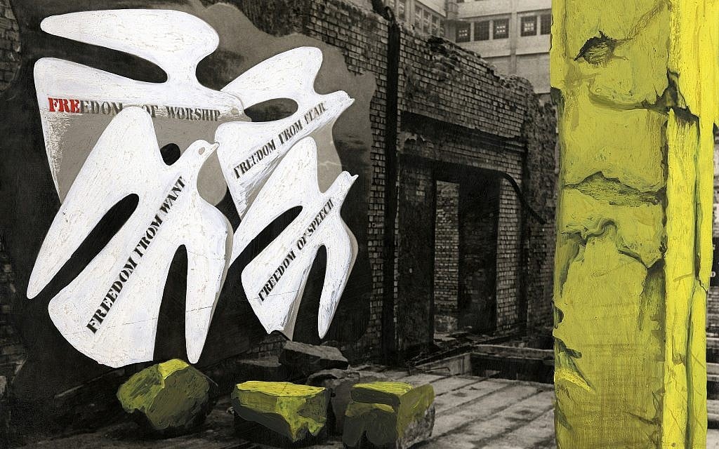 One of the artworks on display as part of the 'Insiders/Outsiders' festival. (Courtesy)