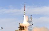 Interception tests of the David's Sling Aerial Defense System on March 19, 2019. (Defense Ministry)
