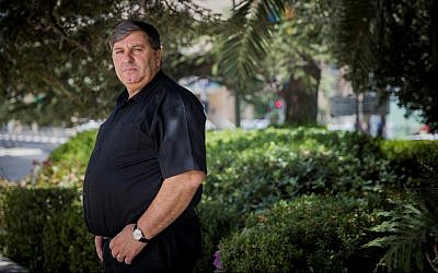Chairman of KKL-Jewish National Fund Danny Atar poses for a picture in Jerusalem on July 30, 2018. (Yonatan Sindel/Flash90)