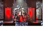 Screen capture from video of Icelandic band Hatari performing its entry for the Eurovision song contest. (YouTube)