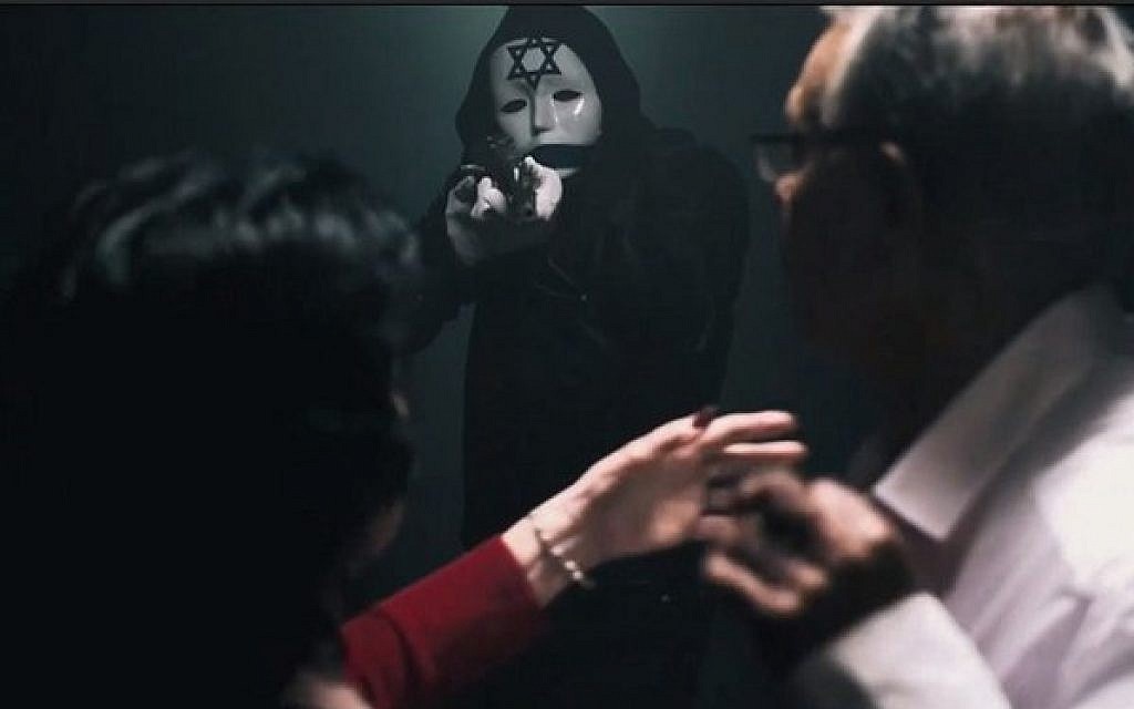 A scene from a television campaign ad for the Responsibility for the Founders party. (Screen shot: Kan) A scene from a television campaign ad for the Responsibility for the Founders party. (Screen shot: Kan)