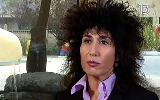 Yifat Ben Hai Segev. (screen capture: Channel 13) Yifat Ben Hai Segev. (screen capture: Channel 13)