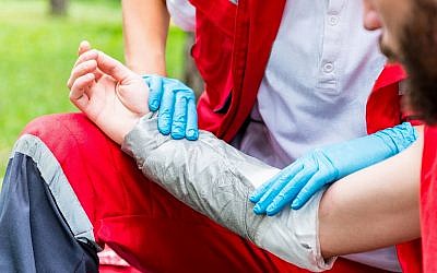 An illustrative image of a burn wound injury (imicrogen; Stock by Getty Images)