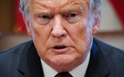 US President Donald Trump  on January 23, 2019. (Photo by MANDEL NGAN / AFP)