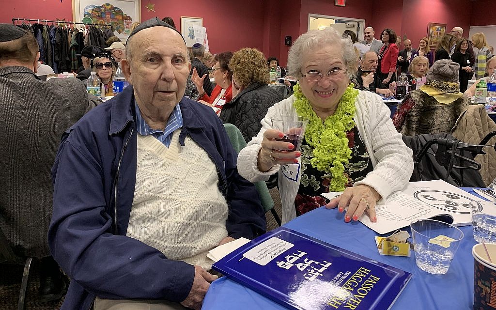 Tibor, left, and Livia Horovitz are Holocaust survivors from Hungary. (Josefin Dolsten)