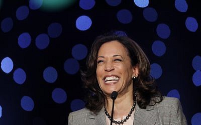 Democratic Presidential Candidate Sen. Kamala Harris, D-Calif., speaks at the Alpha Kappa Alpha Sorority South Central Regional Conference in New Orleans, Friday, April 19, 2019. (AP Photo/Gerald Herbert)