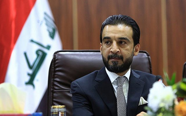 Iraqi Parliament Speaker Mohammed al-Halbousi meets with Basra provincial Council members in Basra, Iraq, September 18, 2018. (AP Photo/Nabil al-Jurani) Iraqi Parliament Speaker Mohammed al-Halbousi meets with Basra provincial Council members in Basra, Iraq, September 18, 2018. (AP Photo/Nabil al-Jurani)