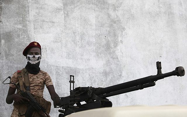 A Yemeni soldier stands guard in Mukalla, Yemen, Thursday, Nov. 29, 2018. (AP Photo/Jon Gambrell) A Yemeni soldier stands guard in Mukalla, Yemen, Thursday, Nov. 29, 2018. (AP Photo/Jon Gambrell)