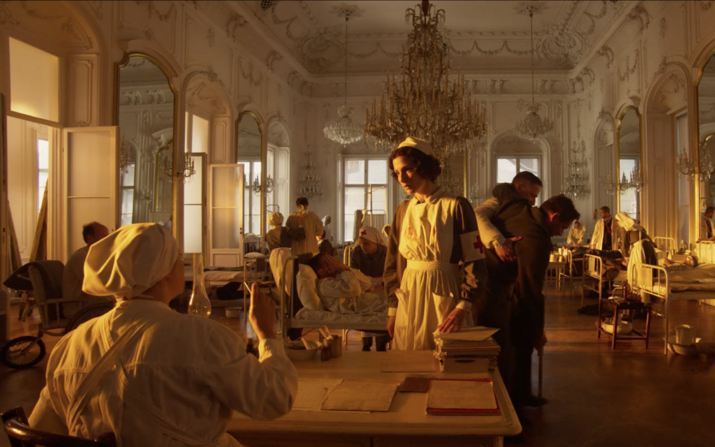 In this still from the new historical drama film 'A Rose in Winter,' Edith Stein works as a nurse for the Kaiser's army during World War I. (Courtesy Joshua Sinclair)