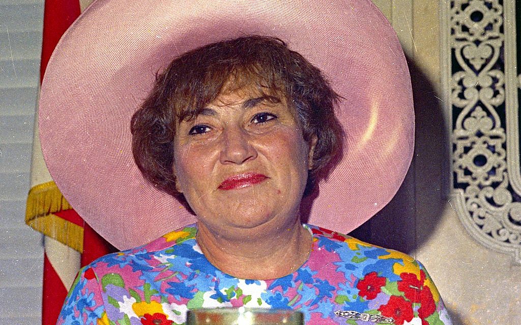 US Rep. Bella Abzug (D-N.Y.) in 1971, wearing one of her trademark hats. (AP Photo)