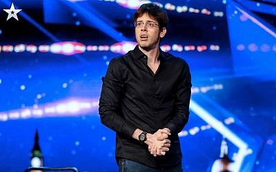 Guy First at his audition for Britain's Got Talent on April 13, 2019. (Facebook)