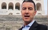 Caio Giulio Cesare Mussolini, Mussolini's great-grandson is running as a candidate in European elections for the far-right Brothers of Italy Party (Screencapture/Youtube)
