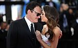 US film director Quentin Tarantino (L) and his wife Israeli singer Daniella Pick arrive for the screening of the film "Once Upon a Time... in Hollywood" at the 72nd edition of the Cannes Film Festival in France, on May 21, 2019. (LOIC VENANCE / AFP)
