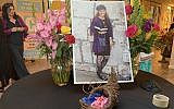 A photo of Lori Gilbert-Kaye at the Chabad of Poway, California, May 3, 2019. (Gabrielle Birkner/JTA)