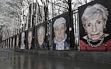 Illustrative. Larger-than-life portraits by Italian photographer Luigi Toscano line a fence bordering United Nations headquarters, January 23, 2018, in New York. (AP Photo/ Kathy Willens)