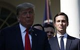 White House Senior Adviser Jared Kushner, right, at the White House, October 1, 2018.  (AP/Pablo Martinez Monsivais)