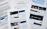 Pages from a confidential whistleblower's report obtained by The Associated Press are photographed in Washington, May 7, 2019. (Jon Elswick/AP)