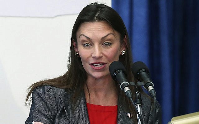 In this January 30, 2019 photo, Florida Agriculture Commissioner Nikki Fried speaks at a pre-legislative news conference, in Tallahassee, Florida. (AP Photo/Steve Cannon, File) In this January 30, 2019 photo, Florida Agriculture Commissioner Nikki Fried speaks at a pre-legislative news conference, in Tallahassee, Florida. (AP Photo/Steve Cannon, File)