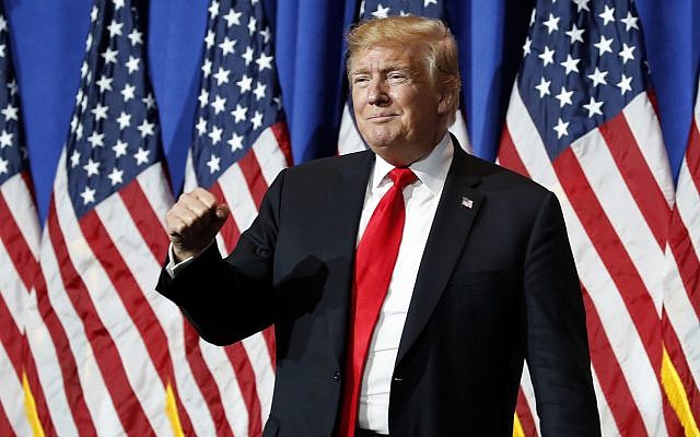 US President Donald Trump arrives to speak at the National Association of REALTORS Legislative Meetings and Trade Expo, May 17, 2019, in Washington. (AP Photo/Alex Brandon) US President Donald Trump arrives to speak at the National Association of REALTORS Legislative Meetings and Trade Expo, May 17, 2019, in Washington. (AP Photo/Alex Brandon)
