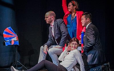 The cast in the revival of 'The Tsar Wants His Photograph Taken,' London, May 4, 2019. (Dr. Frank Abba Smith)