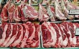 Illustrative: Prime rib and ribeye steaksk at the M25 meat restaurant in Tel Aviv. (Ran Biran)